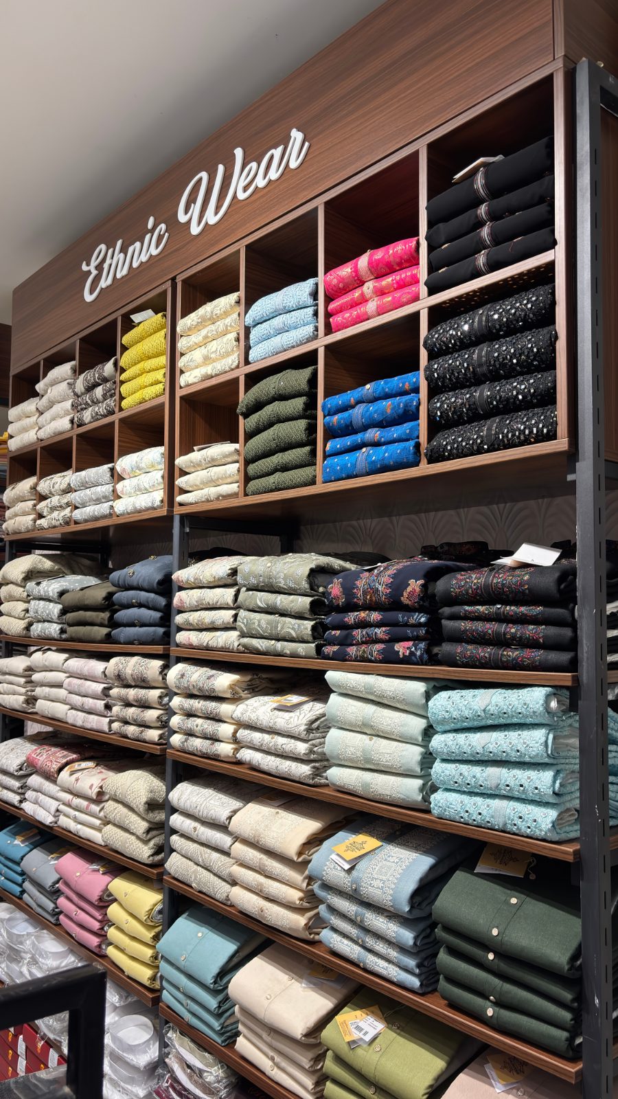 Shirt wall at MENZ